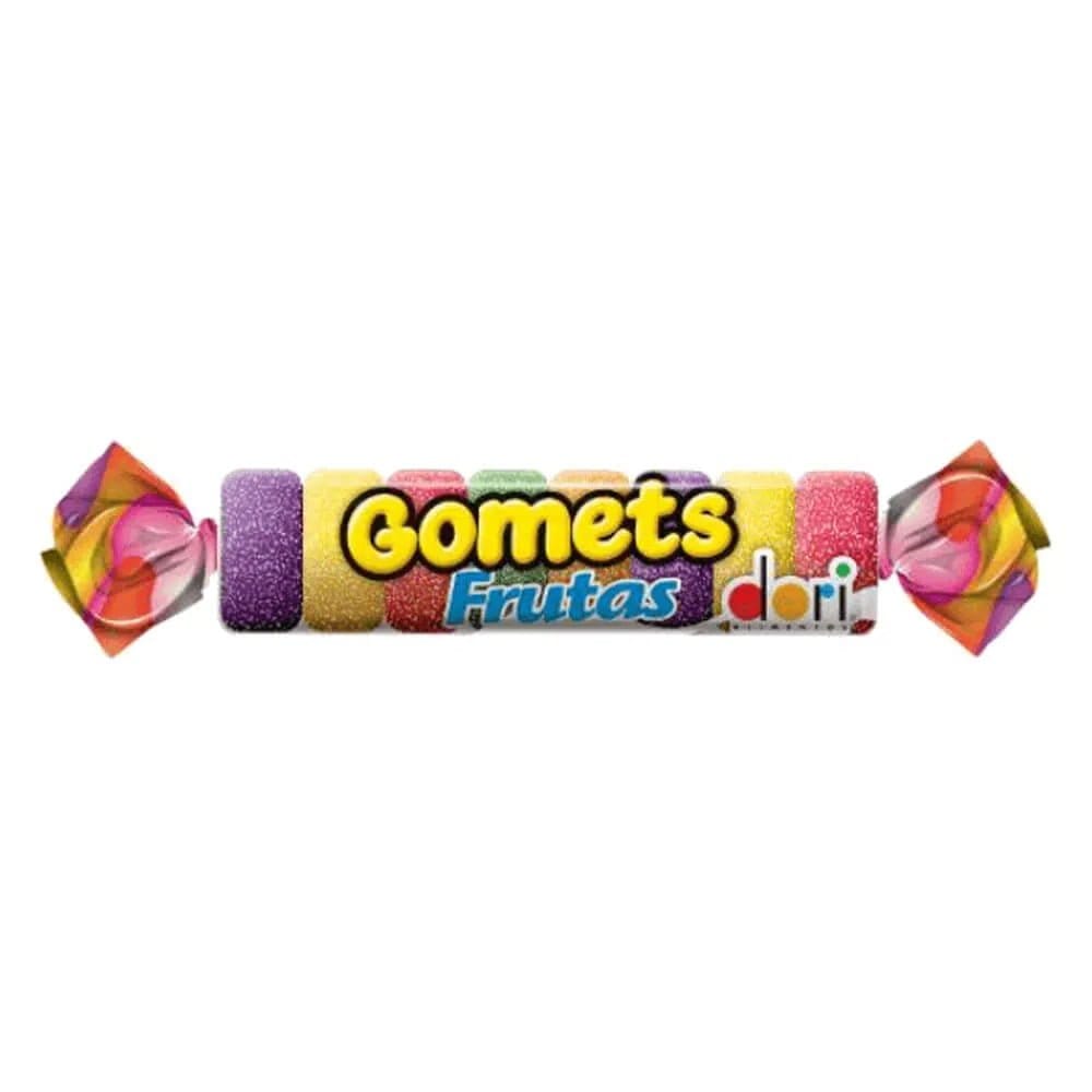 Bala Goma Tubo Frutas C/30 de 32g