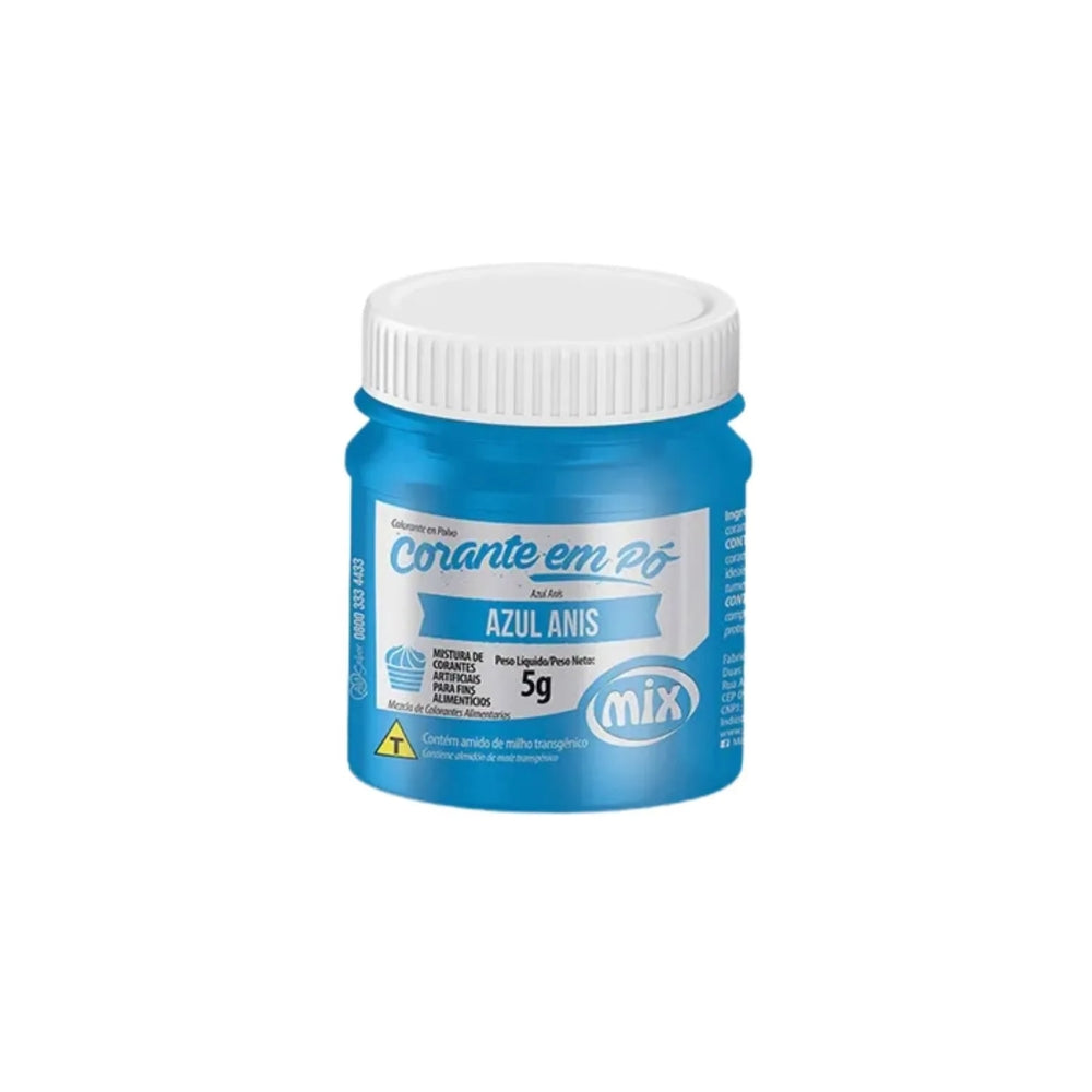 Corante em Pó 5g Azul Anis