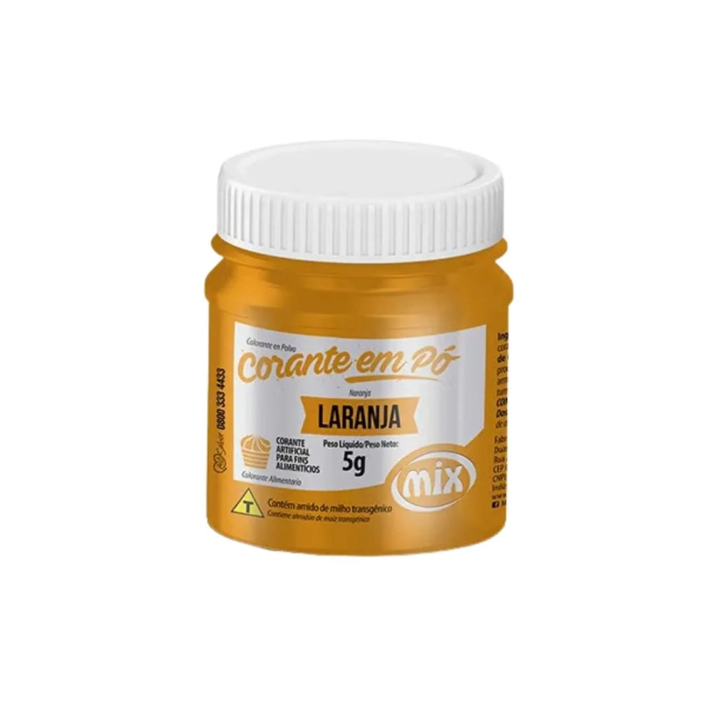 Corante em Pó 5g Laranja