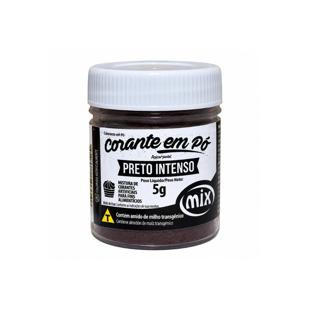 Corante em Pó 5g Preto Intenso