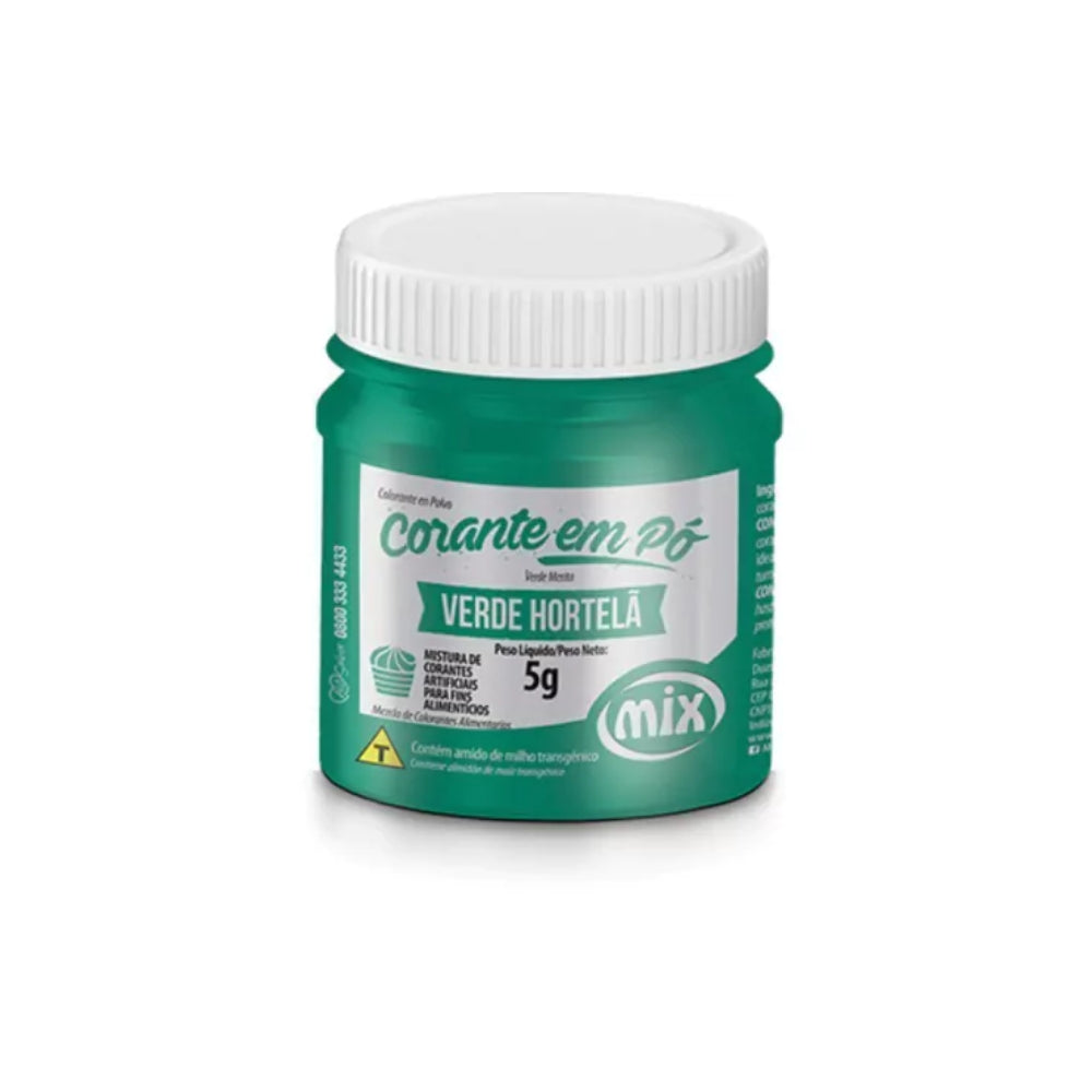 Corante em Pó 5g Verde Hortelã