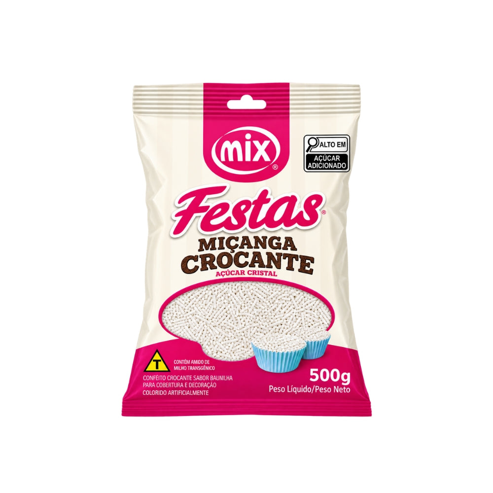 Confeito Micanga 100g Branca
