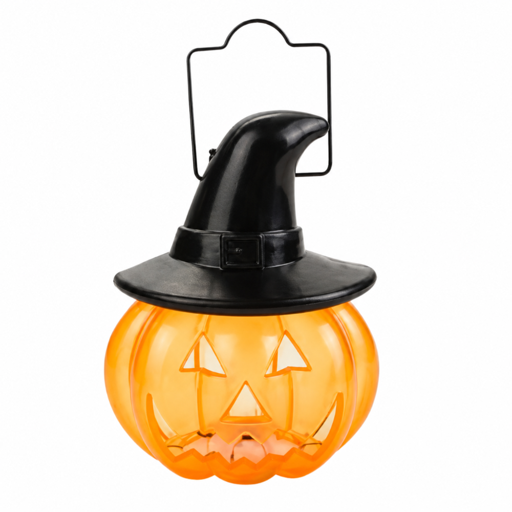 Luminária de Abóbora C/LED - Halloween