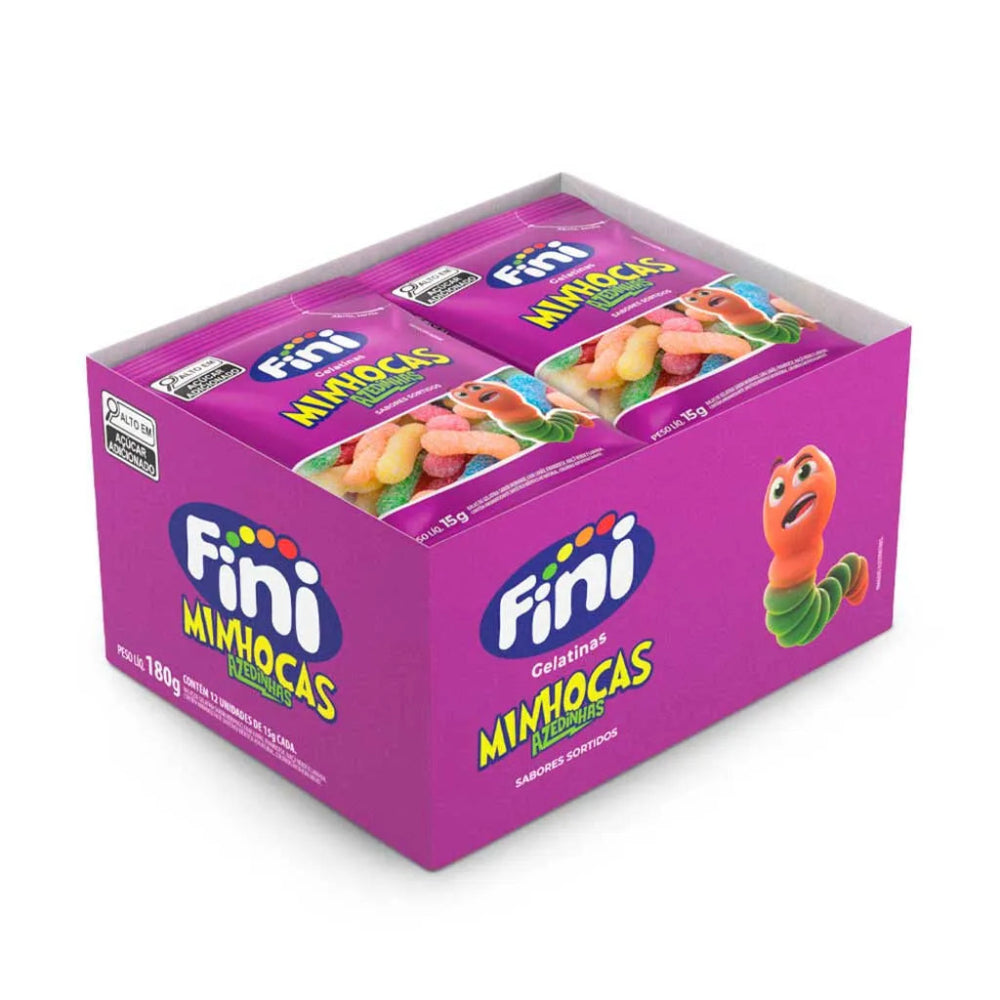 Bala de Gelatina Fini Cítricas C/12 de 15g