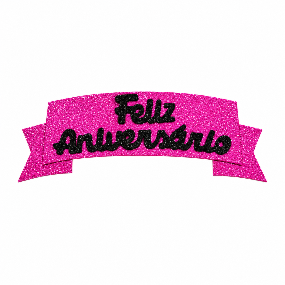 Topo de Bolo Feliz Aniversário Roxo - Halloween