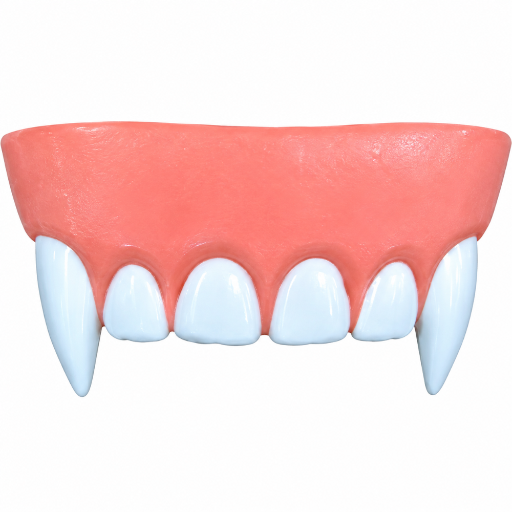 Dentadura Vampiro II de Borracha para Fantasia e Halloween - Ref. 815