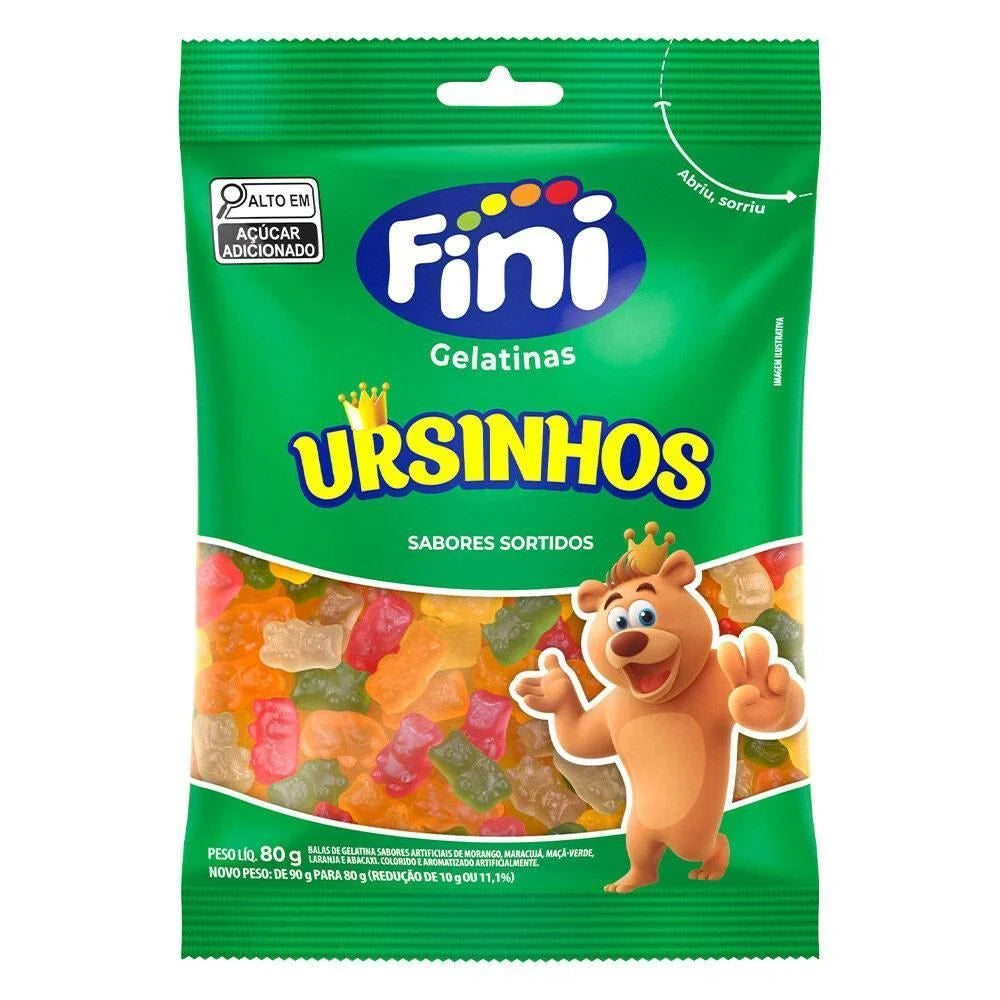 Bala de Gelatina Ursinhos Brilho 80g