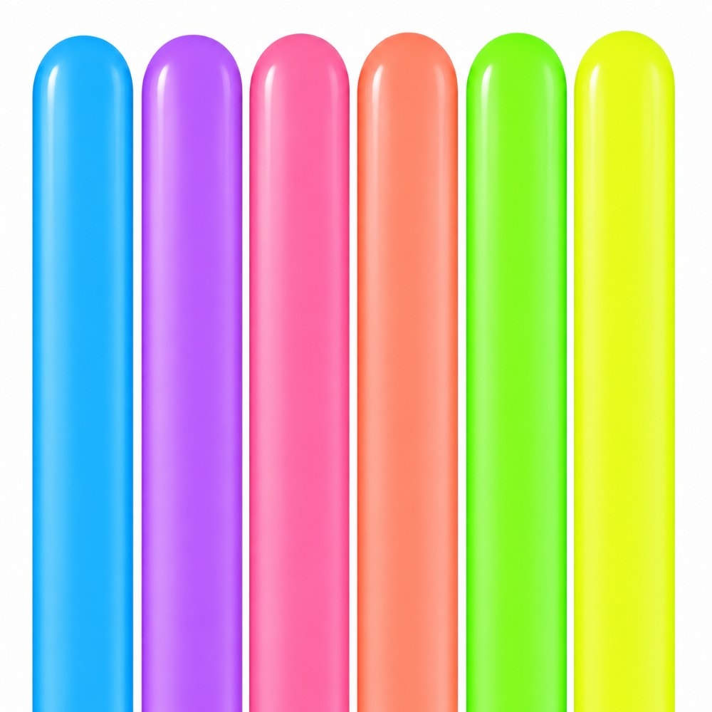 Balão N.260 Canudo C/25 Sortido