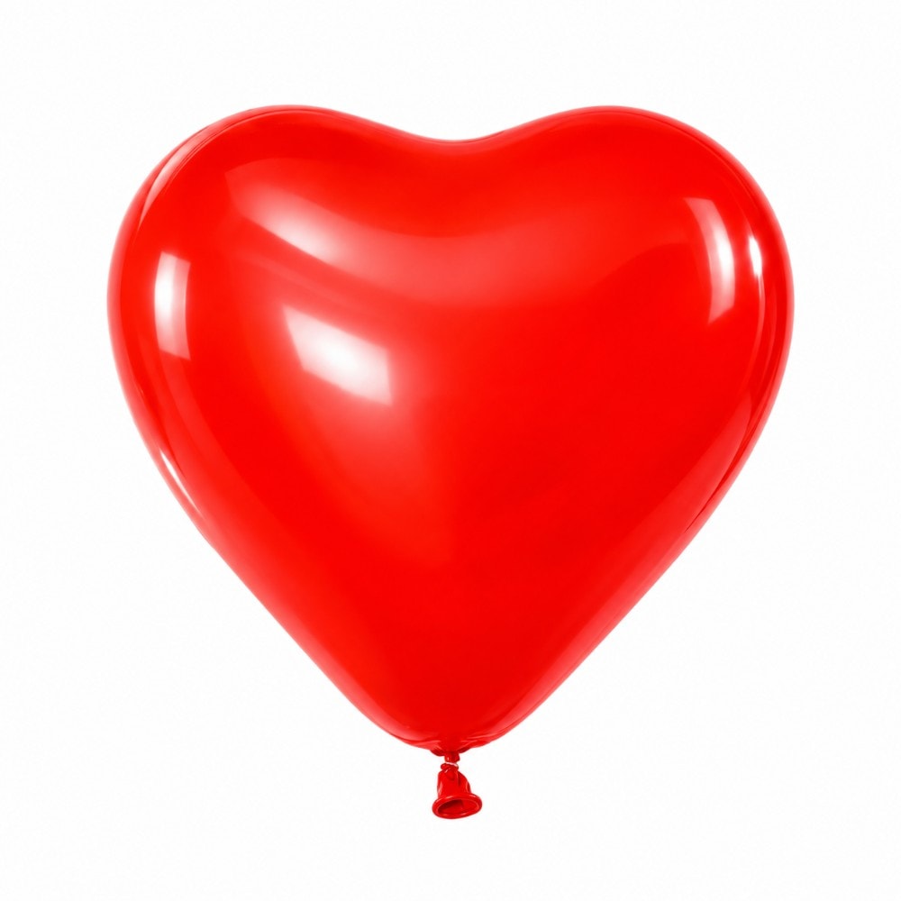 Balão Número 10 Coração C/20 Vermelho