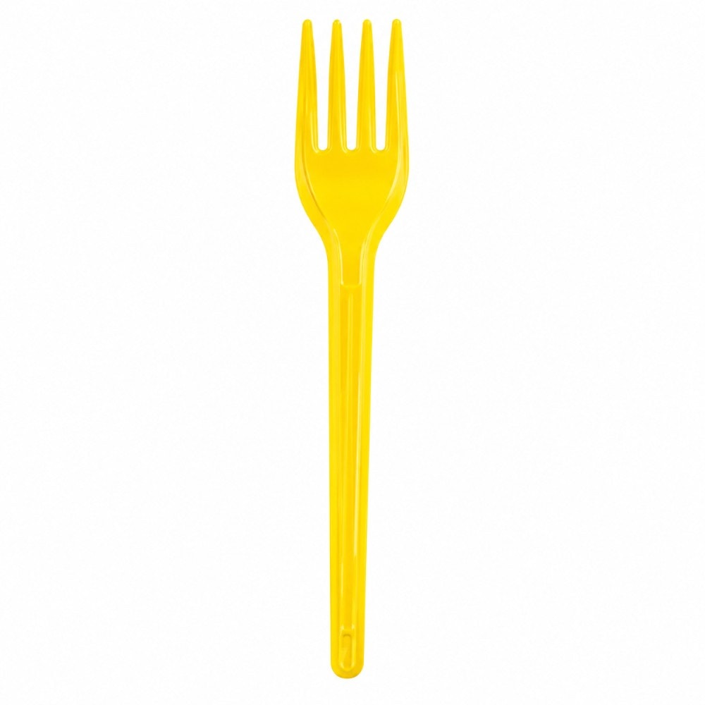 Garfo Sobremesa Amarelo Perolado C/50 Bello