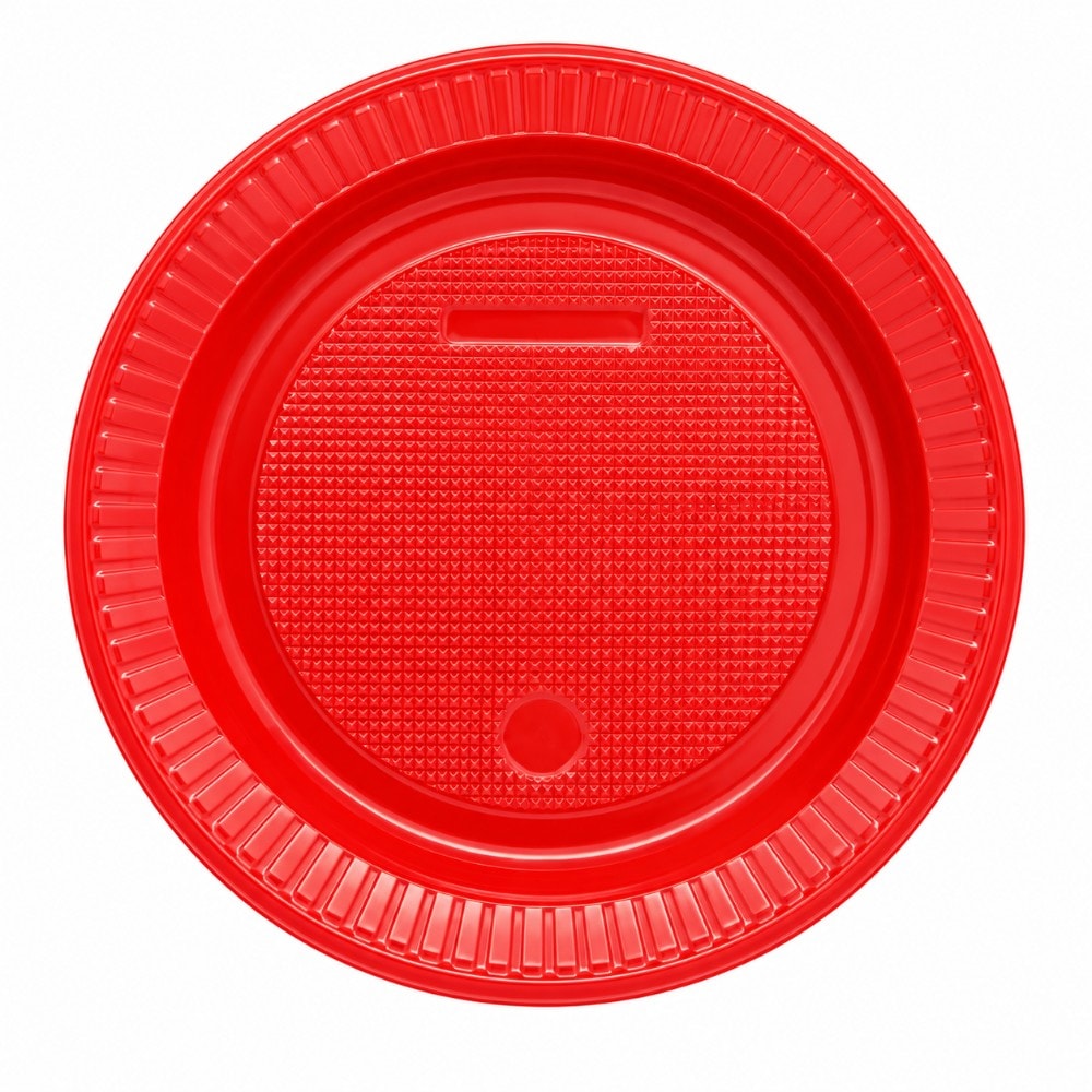 Prato 15cm Vermelho C/10 Bello
