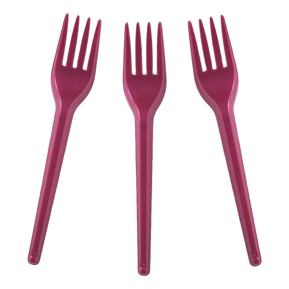 Garfo Sobrem Fucsia Perolado C/50 Bello