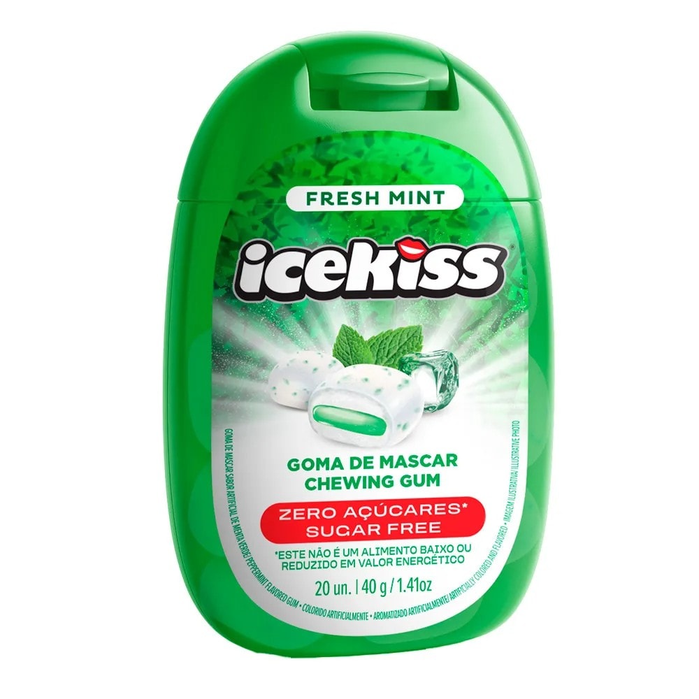 Goma de Mascar Mint Icekiss Fresh 40G