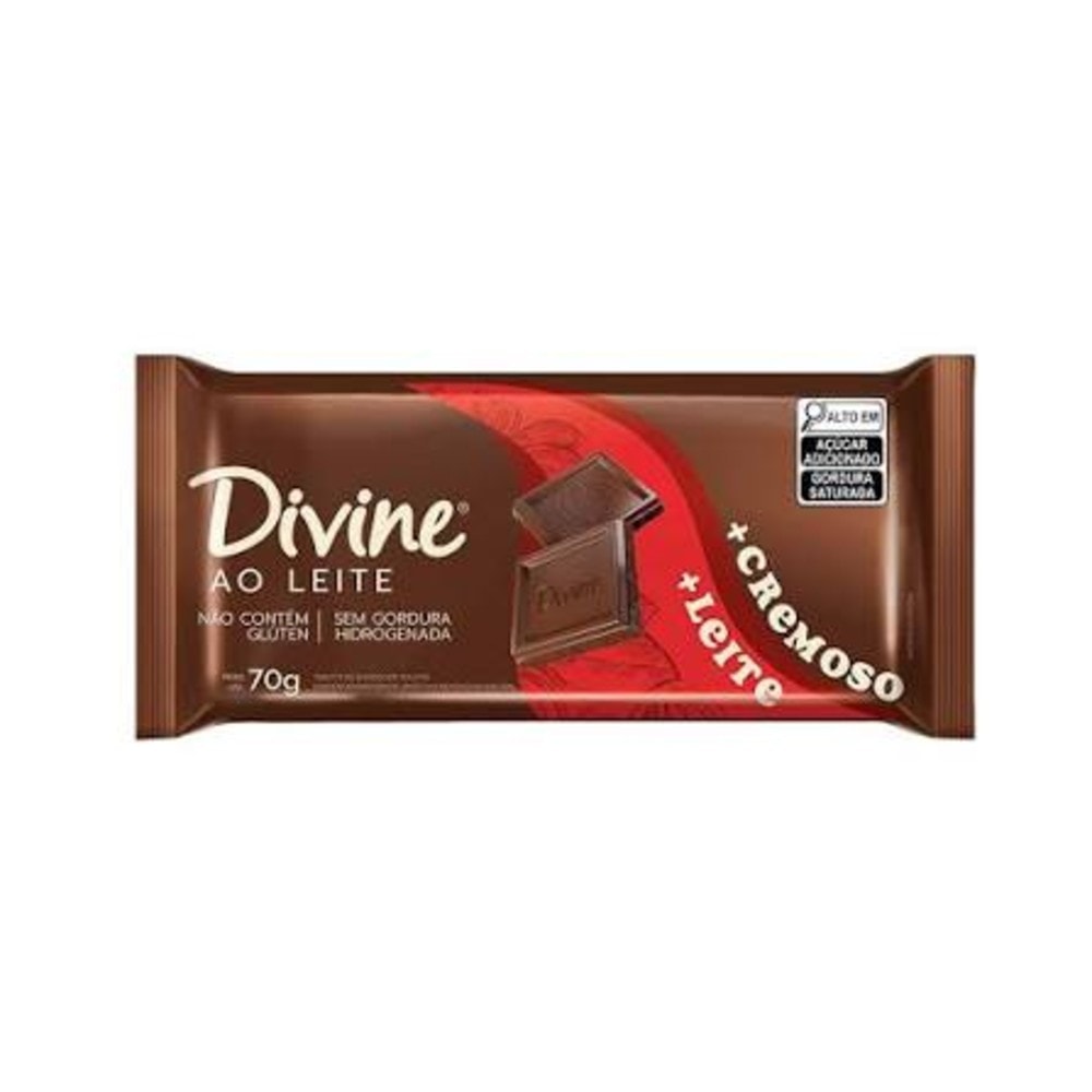 Chocolate Barra Cremoso 70G Ao Leite