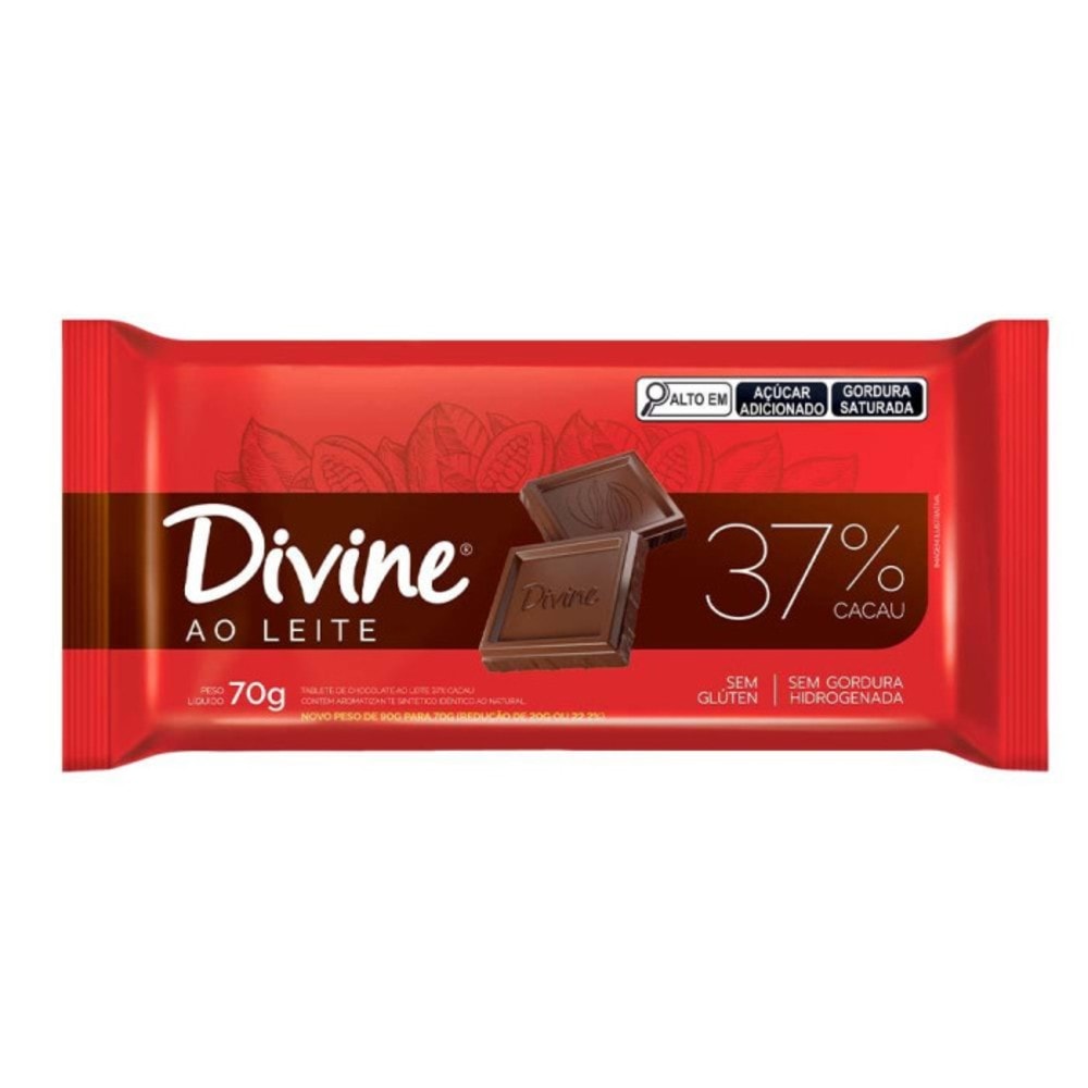 Chocolate Barra Supremo 70G Ao Leite