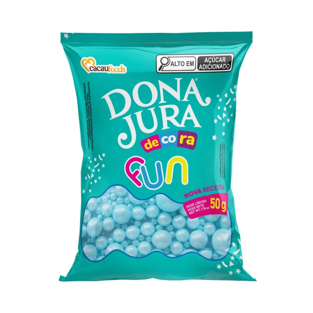 Confeito Decora Fun Blue Mix 50g
