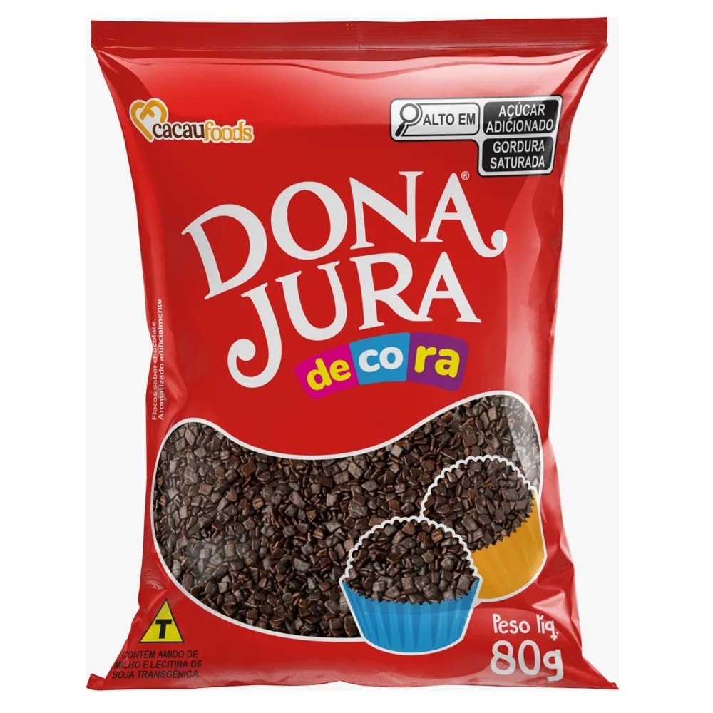 Flocos Macio Chocolate 80G Cacau