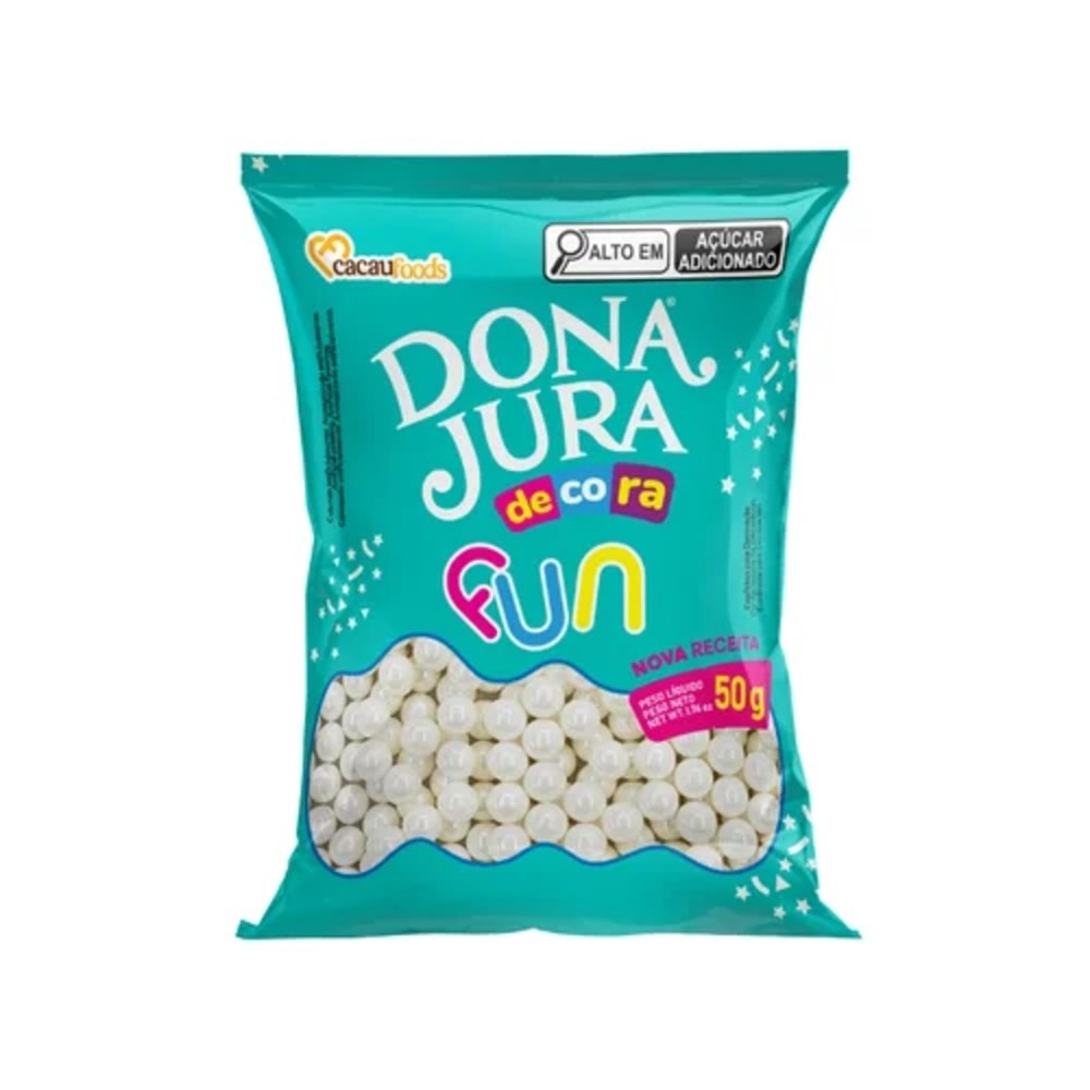 Confeito Decora Fun Perola Big 50Gr