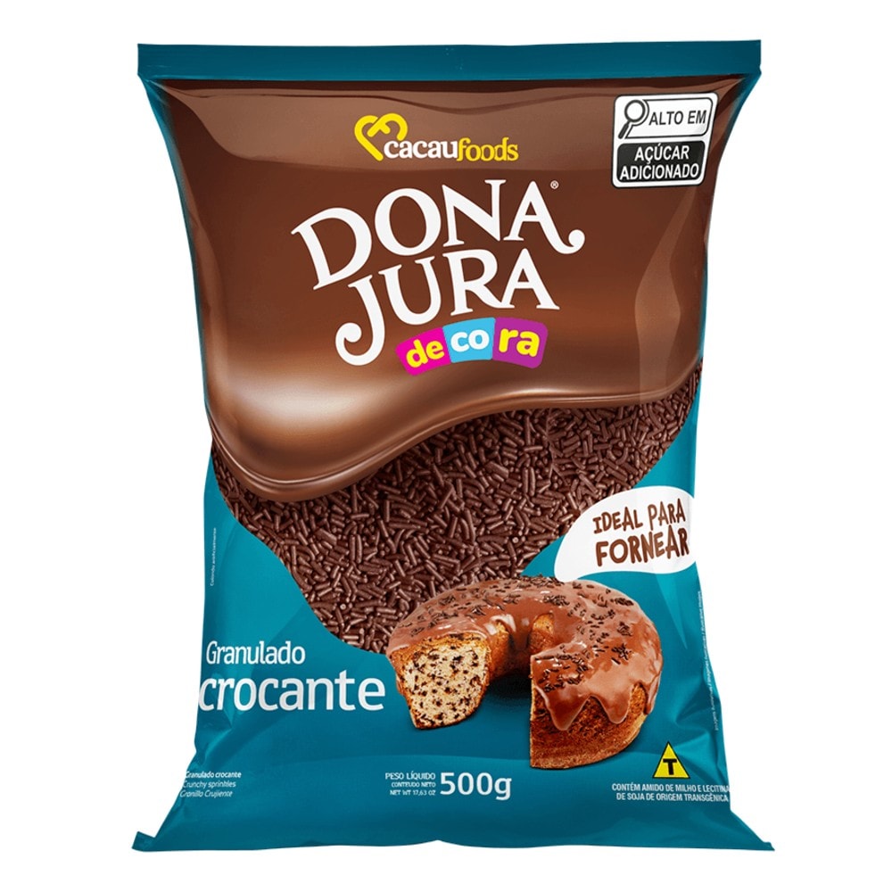 Granulado Crocante Chocolate 500G