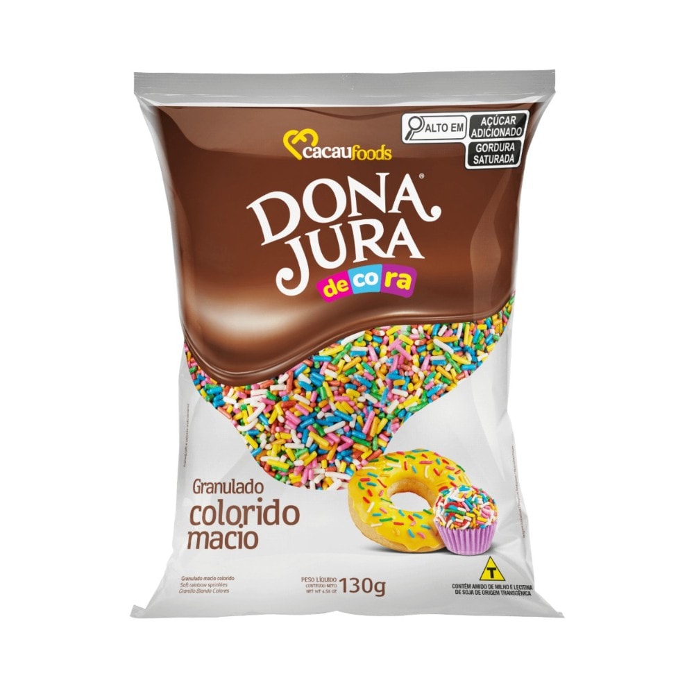 Granulado Macio Colorido 500G