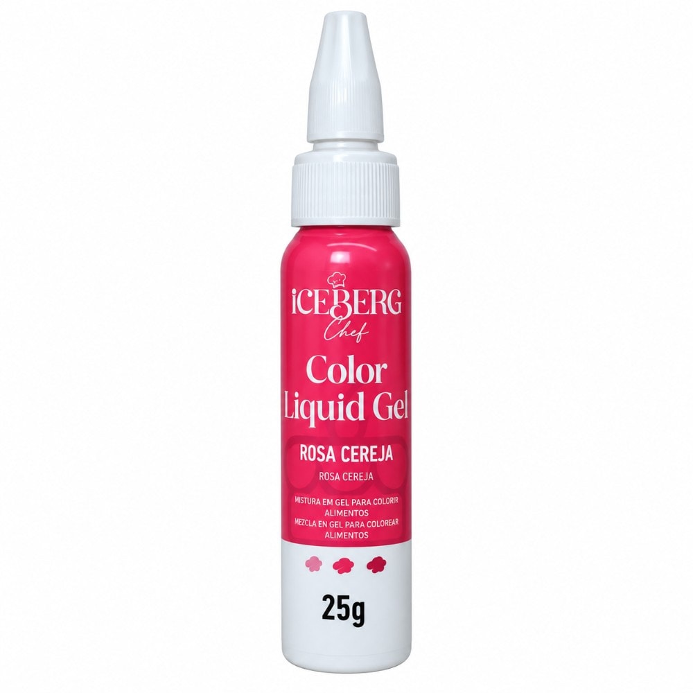 Corante Liquigel 25Gr Rosa Cereja