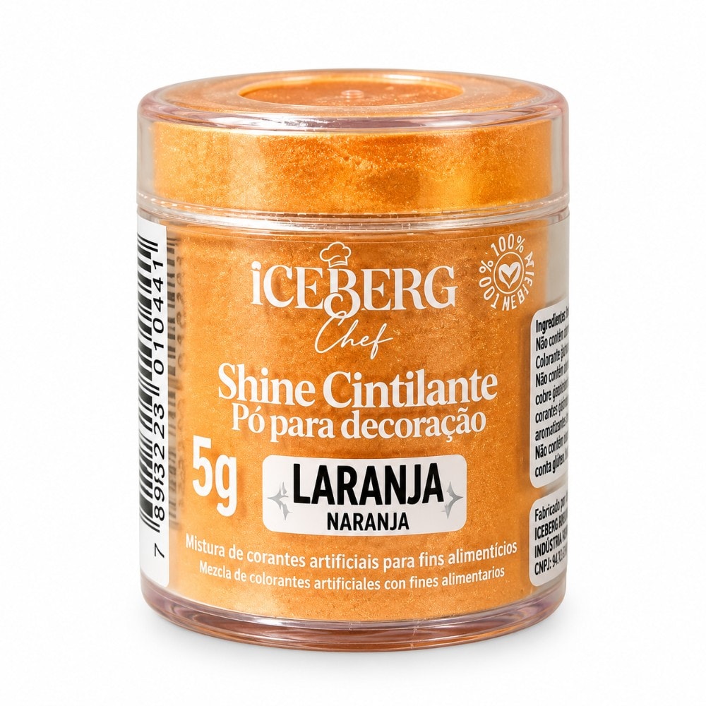 Corante Po Cintilante 5G Laranja