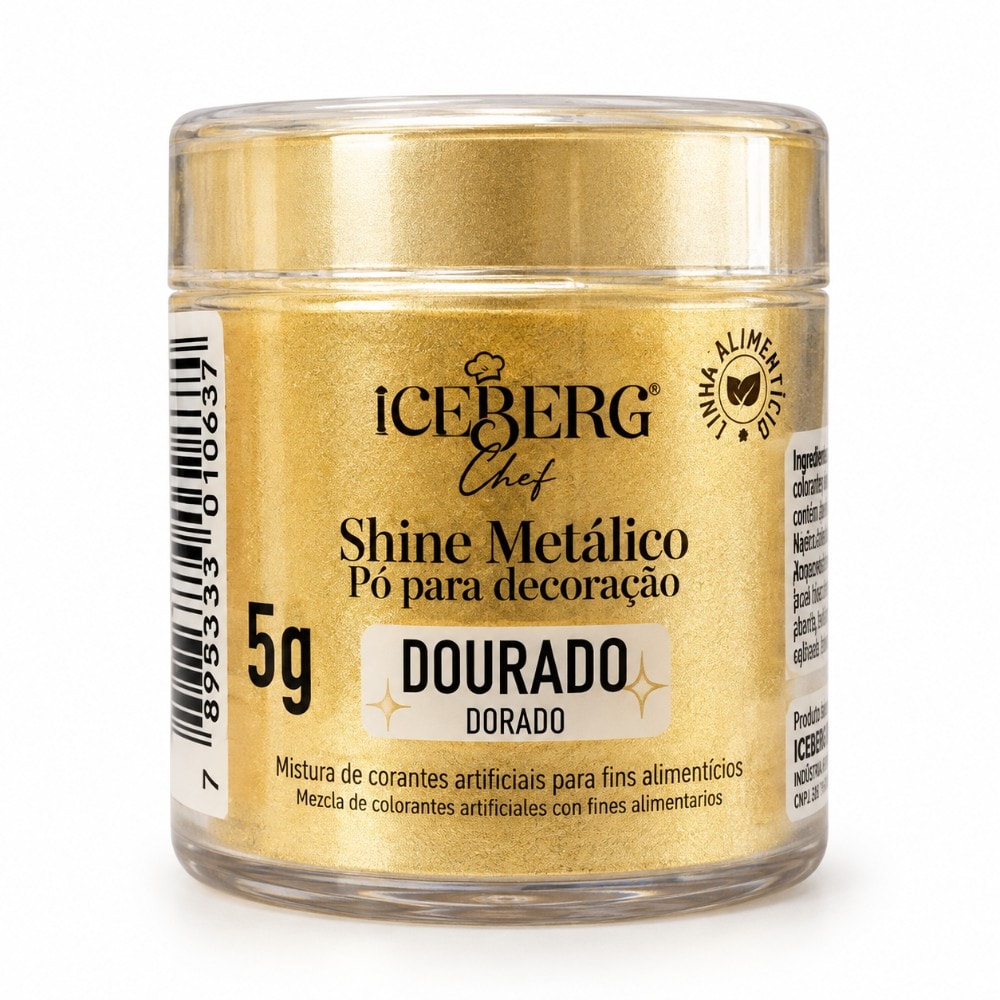 Corante Po Metalico 5G Dourado