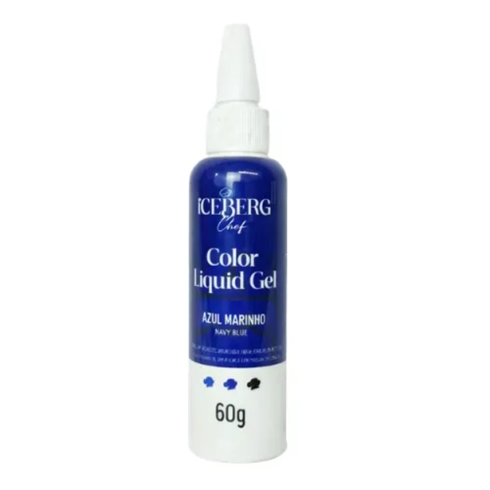 Corante Liquigel 60Gr Azul Marinho
