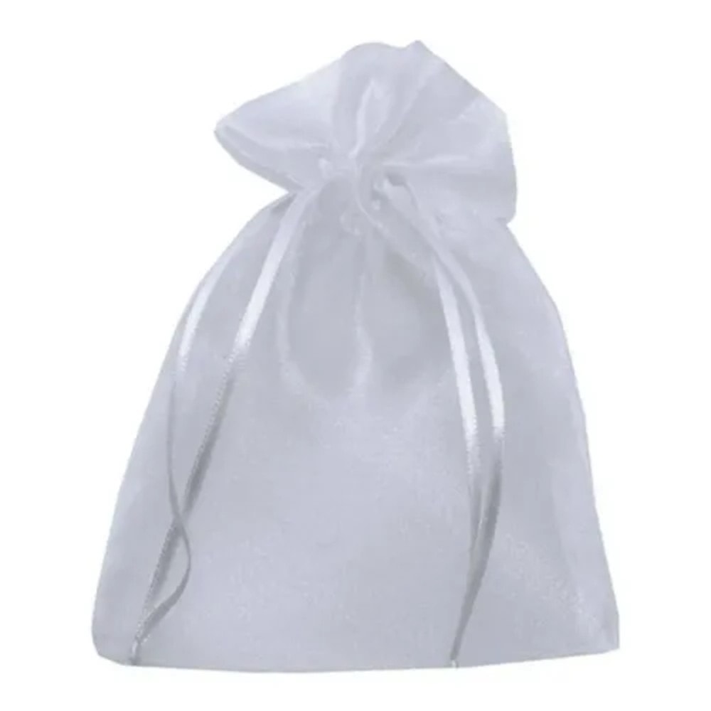 Saquinho Organza 18X25Cm Branco C/10