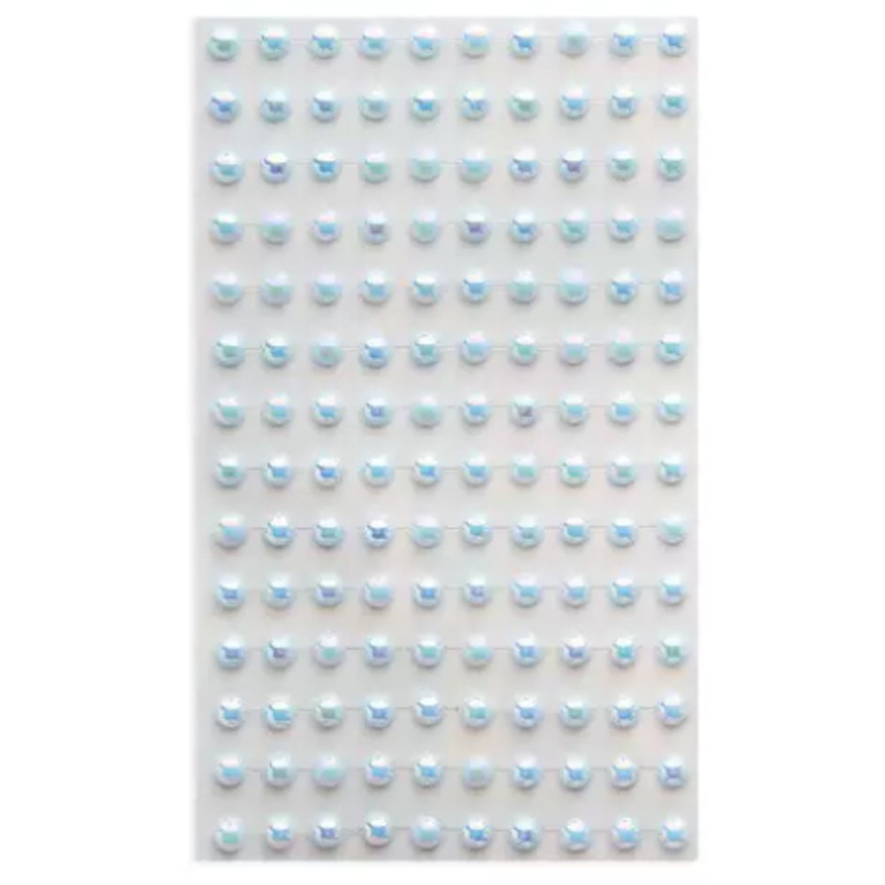 Adesivo Meia Perola 6Mm Irisado Perola