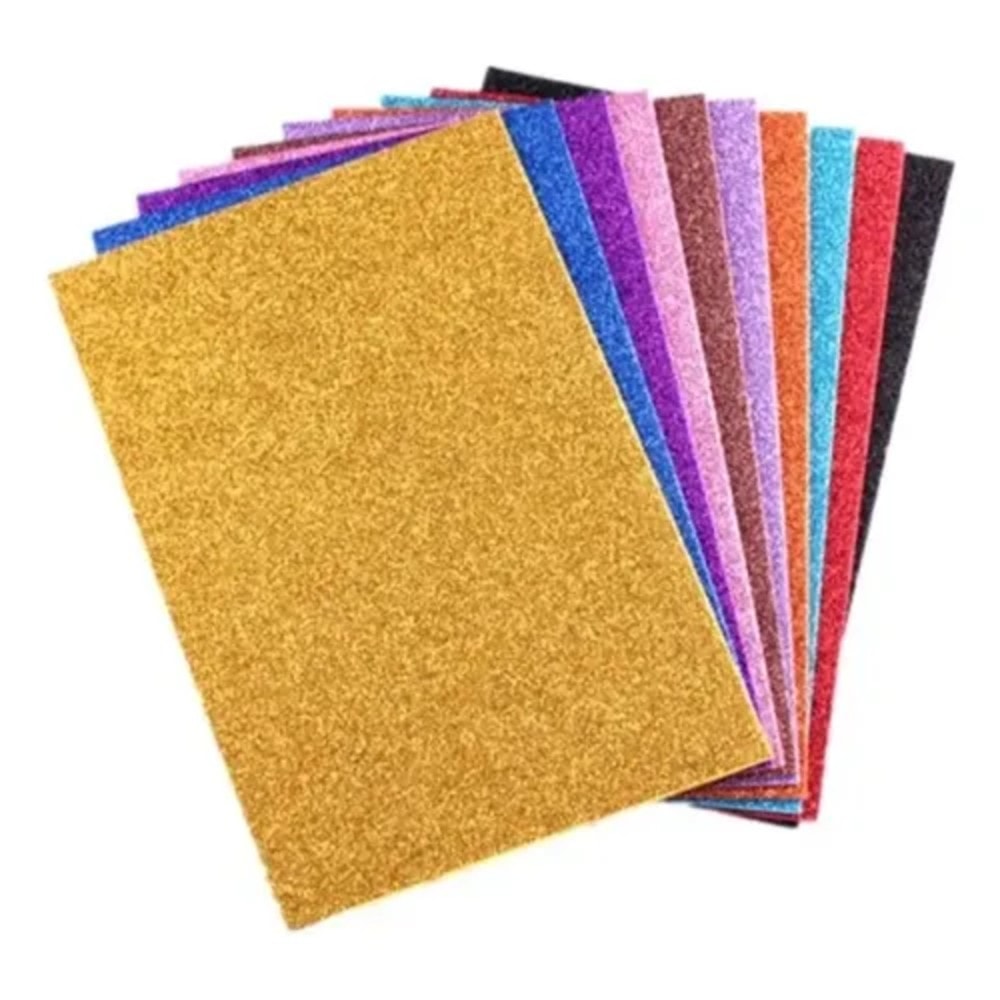 Chapa Eva Glitter 40X60 Colorido
