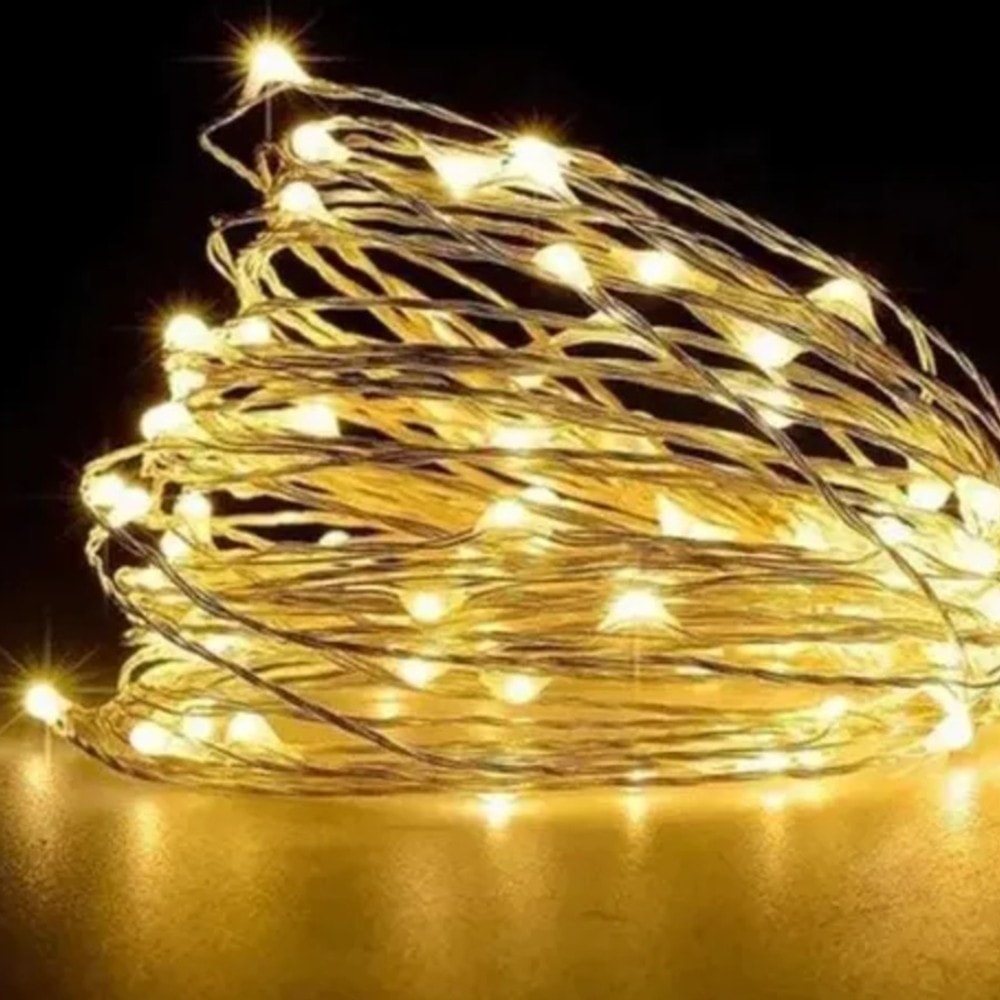 Vara Luz Fada 10Mt Usb Branco Morno