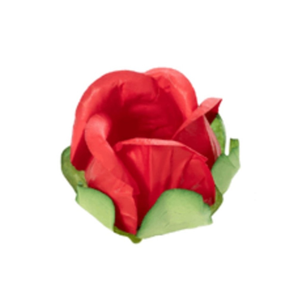 Forminha Botao Rosa C/24 Vermelho