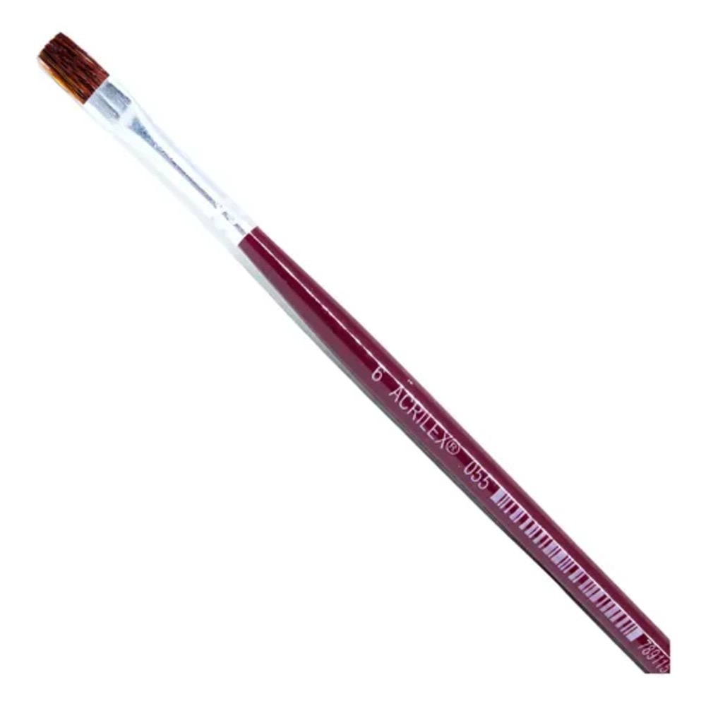 Pincel Longo Vermelho 055 N.06