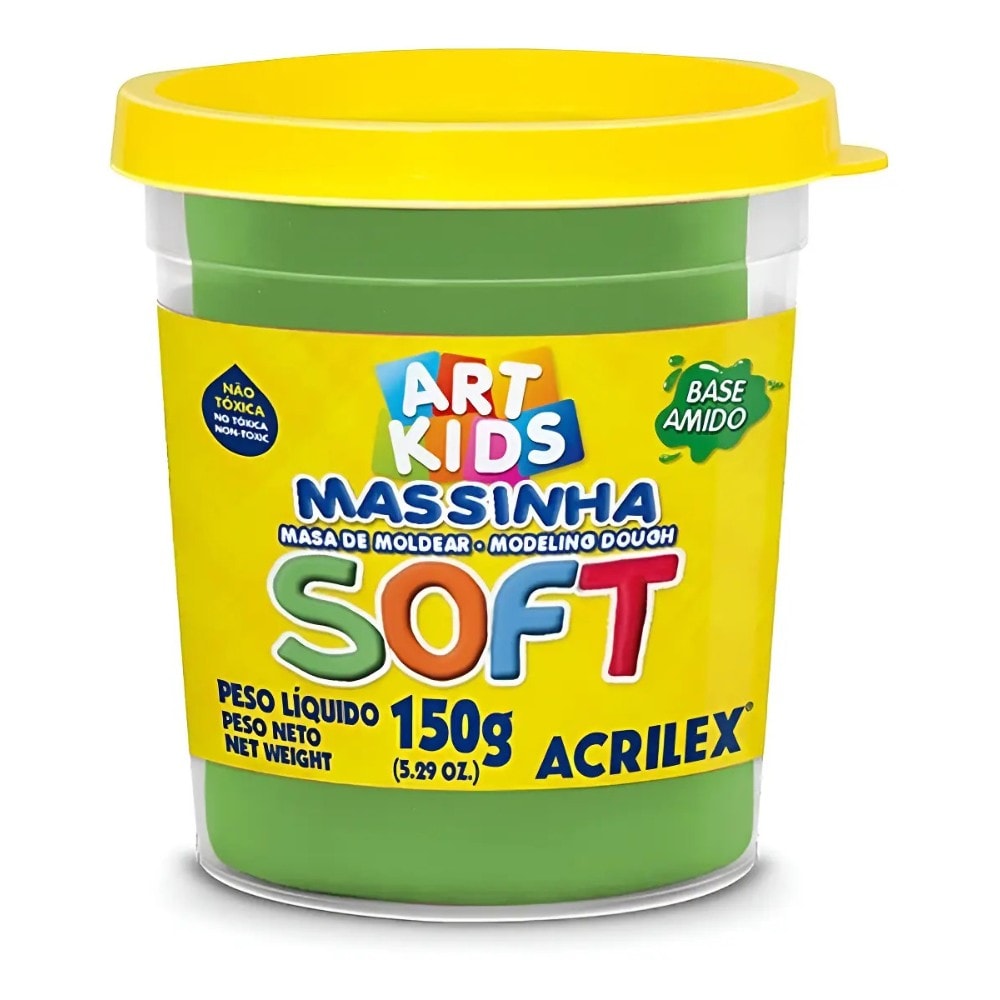 Massa Modelar Soft 150Gr Verde Bb 810