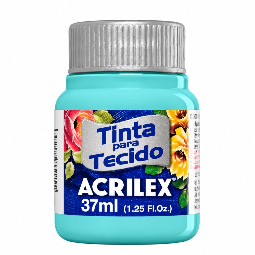 Tinta Tecido 37Ml Azul Turquesa 501