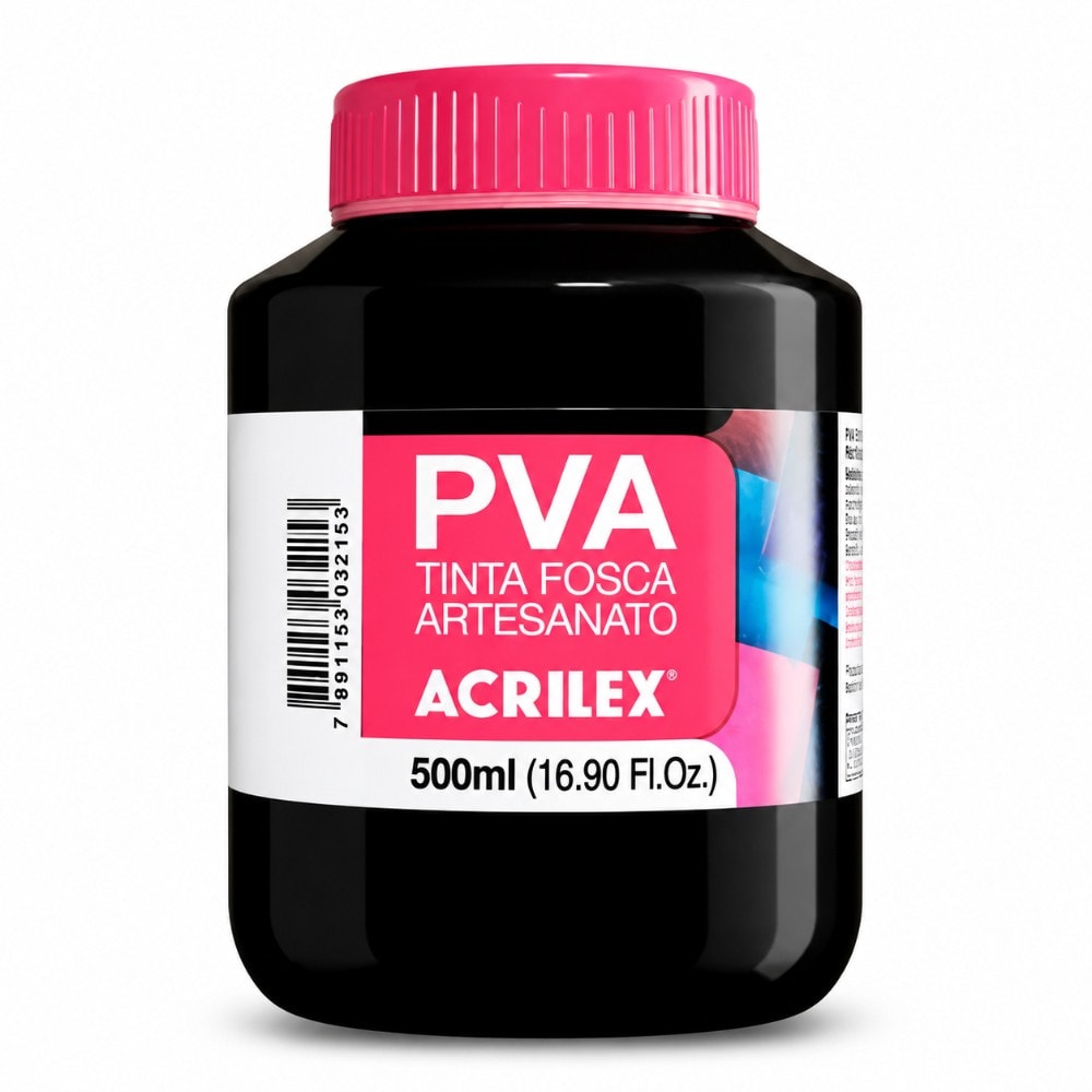 Tinta Pva 500Ml Preto 520
