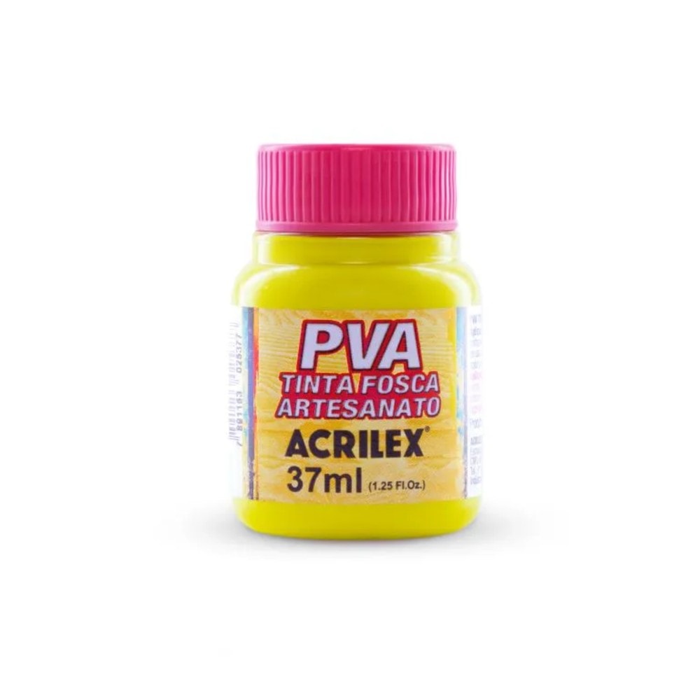 Tinta Pva 37Ml Amarelo Limao 504