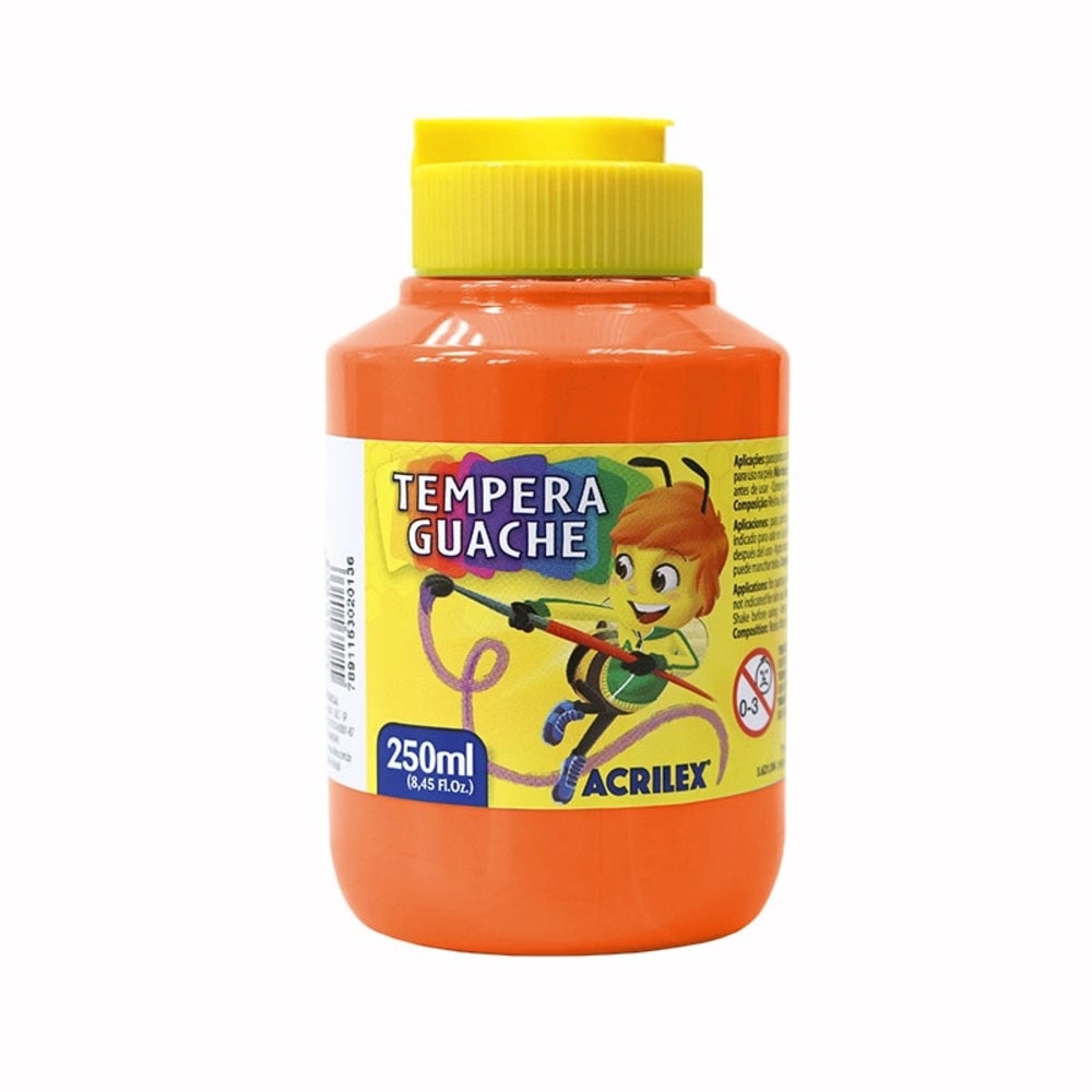 Tinta Guache 250Ml Laranja 517