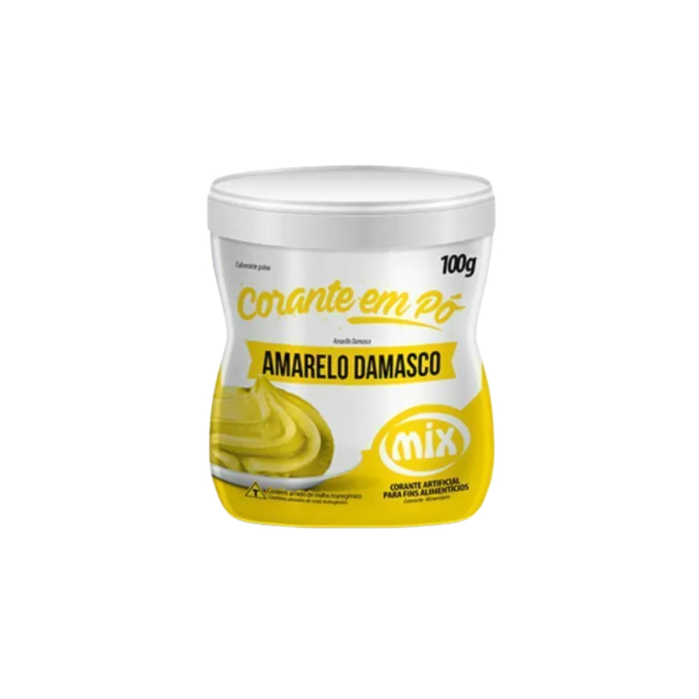 Corante em Pó 100g Amarelo Damasco