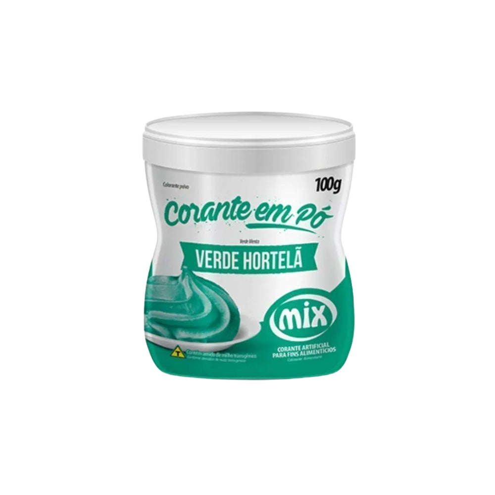 Corante em Pó 100g Verde Hortela