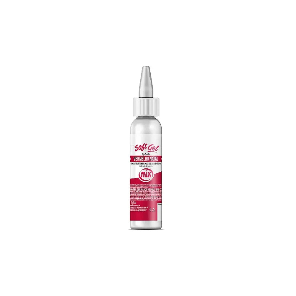 Corante Softgel 60g Vermelho Natal