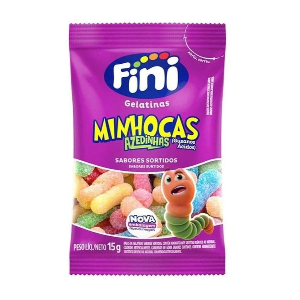 Bala de Gelatina Fini Cítricas C/12 de 15g