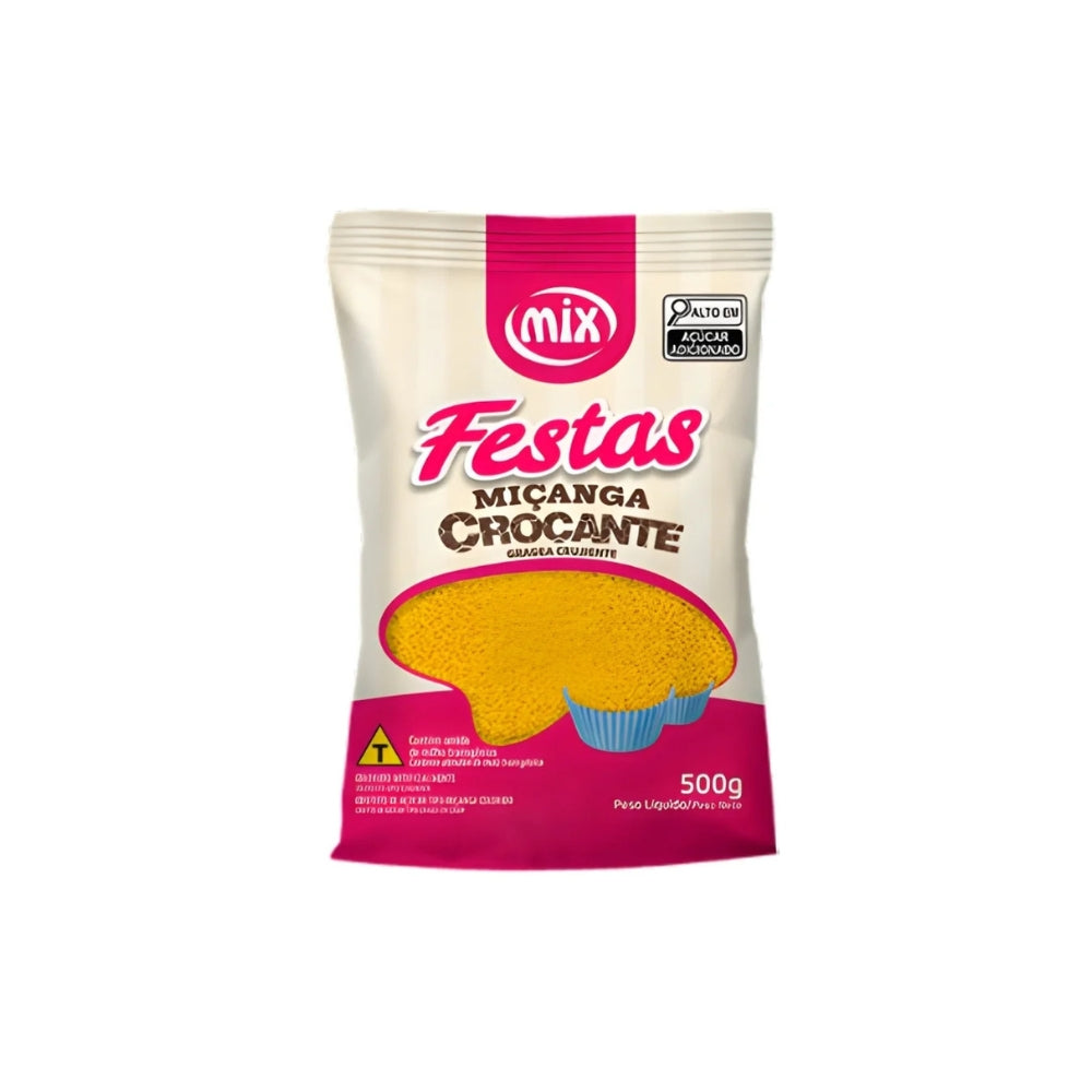 Confeito Micanga 100g Amarela