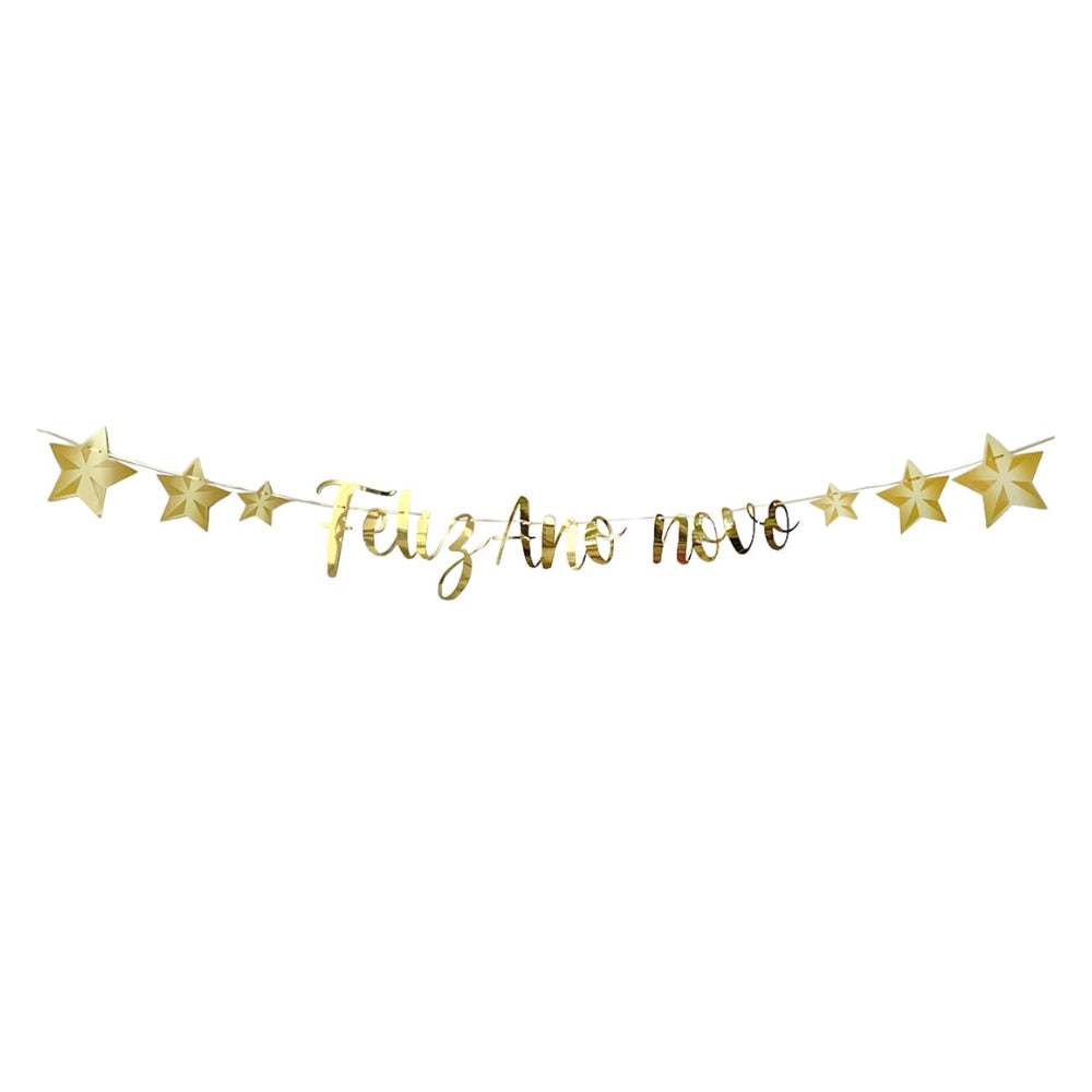Painel Feliz Ano Novo C/ Glitter D