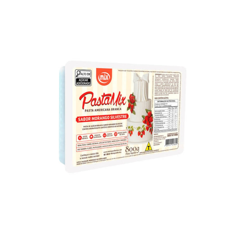 Pasta Americana 800g Morango Silvestre