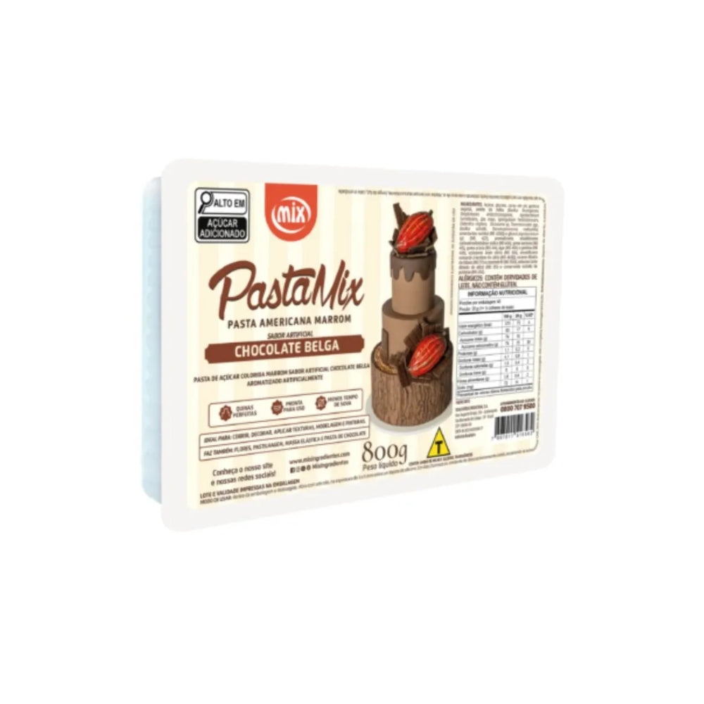 Pasta Americada Chocolate Belga 800g