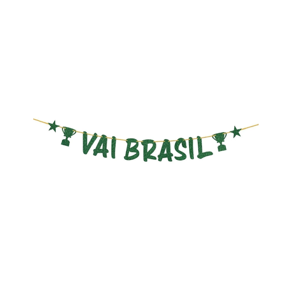Faixa de Glitter Vai Brasil