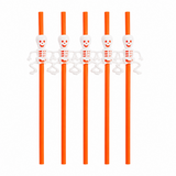 Kit Canudos Halloween com Esqueleto – 5 Unidades