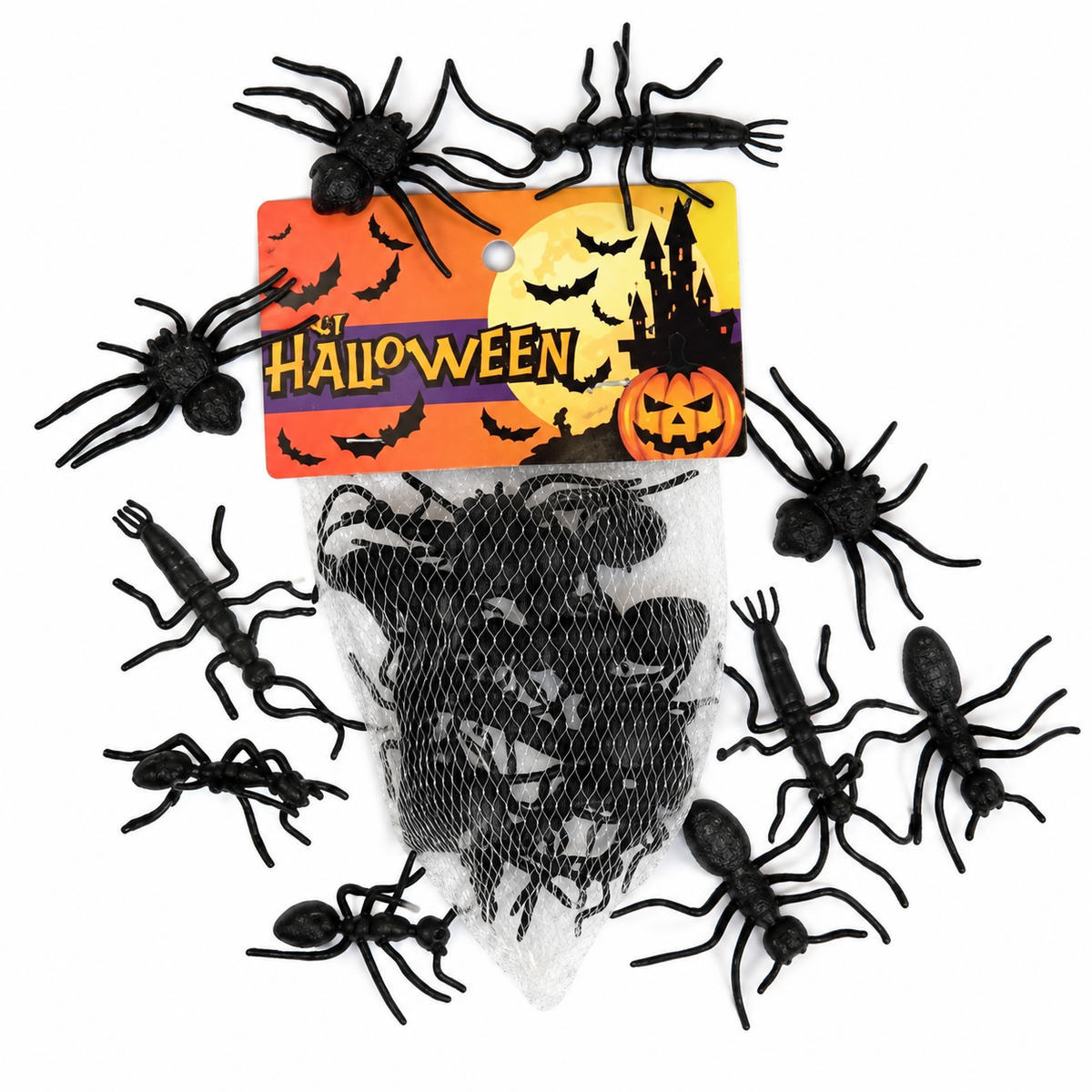 Kit Halloween Aranha C/12
